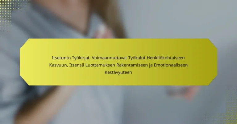 Itsetunto Työkirjat: Voimaannuttavat Työkalut Henkilökohtaiseen Kasvuun, Itsensä Luottamuksen Rakentamiseen ja Emotionaaliseen Kestävyuteen