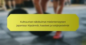 Kulttuuriset näkökulmat mielenterveyteen Japanissa: Käytännöt, haasteet ja tukijärjestelmät